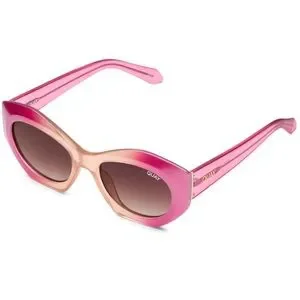 QUAY Real Me Sunglasses Pink Ombre Frame Brown Lens Geometric Shape NWT Quay Australia | Accessories | Quay Real Me Sunglasses Pink  main image 2